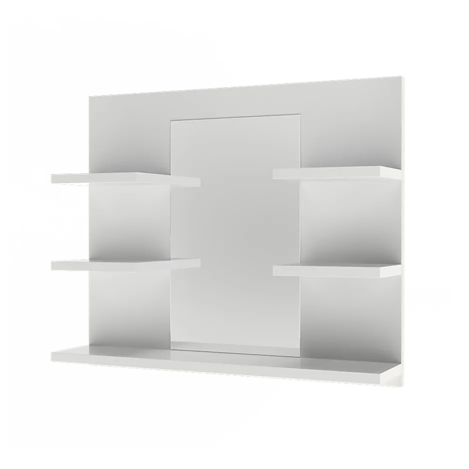 Vicco Armoire de toilette Blanc 58.8x50cm avec des étagères