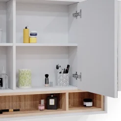 Vicco Armoire de toilette Blanc 80x72cm