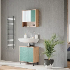 Vicco Armoire de toilette Vert menthe 54x53cm* Armoire De Toilette