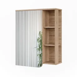 Vicco Armoire de toilette Sonoma/Bleu 60x75cm