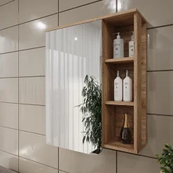 Vicco Armoire de toilette Sonoma/Bleu 60x75cm