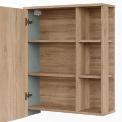 Vicco Armoire de toilette Sonoma/Bleu 60x75cm