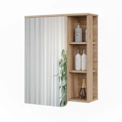 Vicco Armoire de toilette Sonoma/Bleu 60x75cm