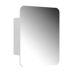 Vicco Armoire de toilette Blanc 65x50cm avec des étagères