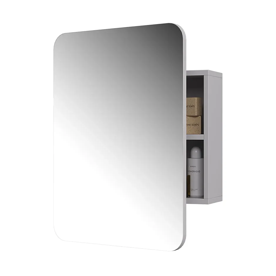 Vicco Armoire de toilette Blanc 65x50cm avec des étagères