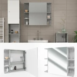 Vicco Armoire de toilette Béton 79.6x64cm