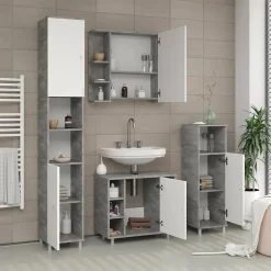 Vicco Armoire de toilette Béton 79.6x64cm