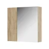 Vicco Armoire de toilette Chêne de force doré 60x59.2cm Avec étagères et 1 porte miroir* Armoire De Toilette