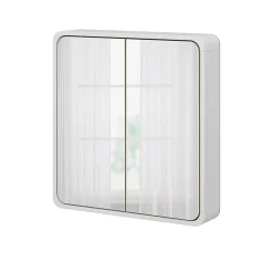 Vicco armoire de toilette blanc/chêne 60x60cm* Armoire De Toilette