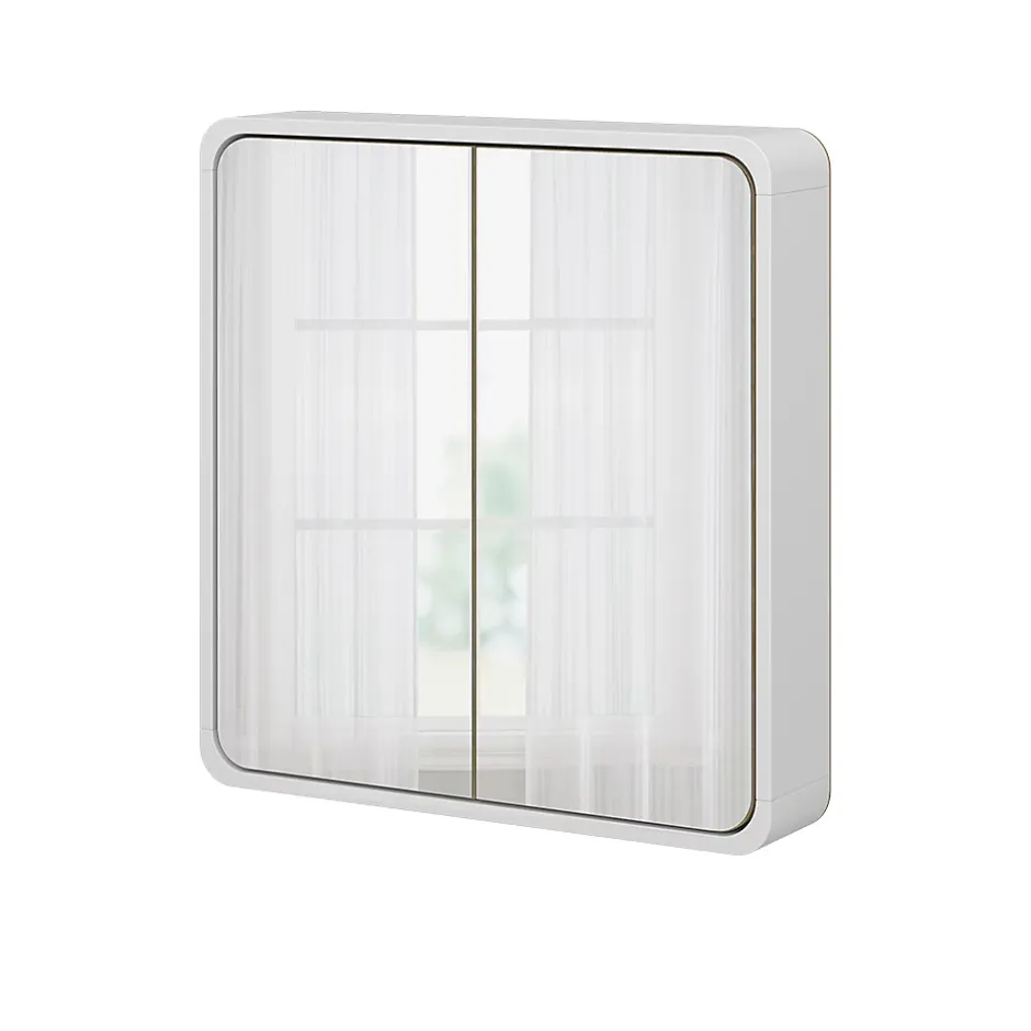 Vicco armoire de toilette blanc/chêne 60x60cm* Armoire De Toilette