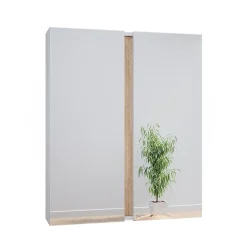 Vicco Armoire de toilette Blanc 70.4x84cm avec 2 portes* Armoire De Toilette