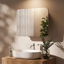Vicco Armoire de toilette Chêne de force doré 65x50cm avec des étagères* Armoire De Toilette