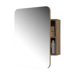 Vicco Armoire de toilette Chêne de force doré 65x50cm avec des étagères* Armoire De Toilette
