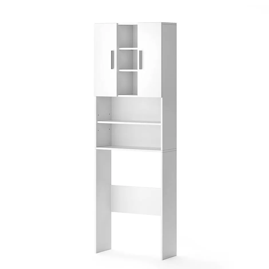 Vicco Armoire machine à laver Blanc 64x190cm