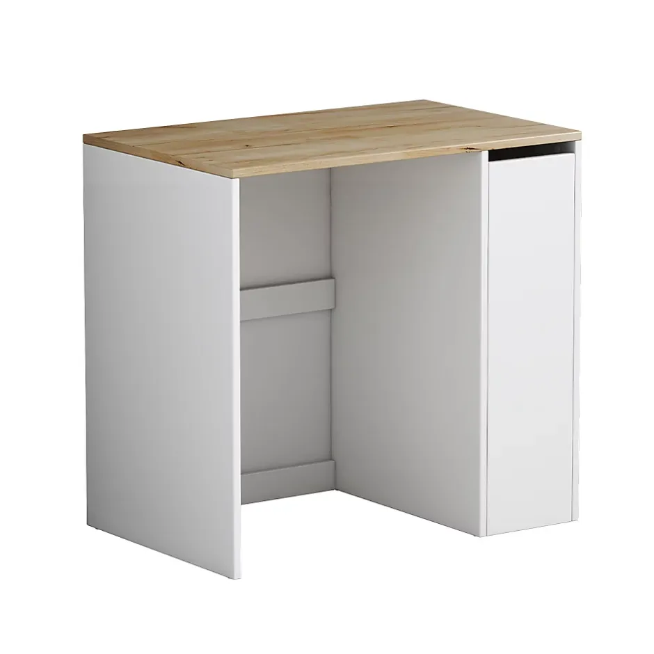 Vicco Armoire machine à laver Blanc 93.5x88.5cm avec 3 compartiments* Meuble Wc