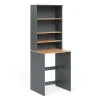 Vicco Armoire machine à laver Anthracite/chêne doré 66x88.2cm 2 parties avec étagère