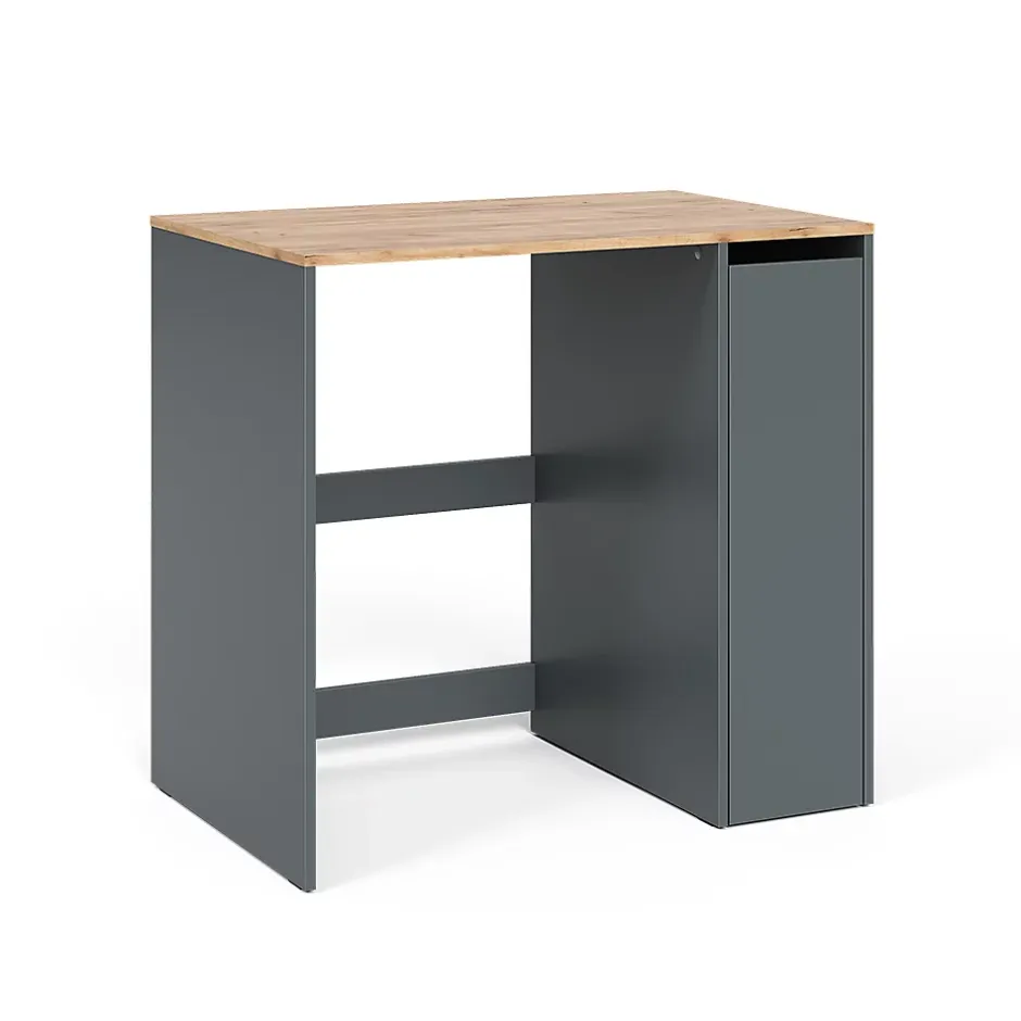 Vicco Armoire machine à laver Anthracite/chêne doré 93.6x88.2cm Meuble sous la machine à laver* Meuble Wc