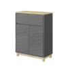 Vicco Armoire Midisch Anthracite 60x80cm avec tiroir* Armoire De Salle De Bains