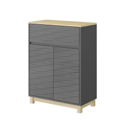 Vicco Armoire Midisch Anthracite 60x80cm avec tiroir* Armoire De Salle De Bains