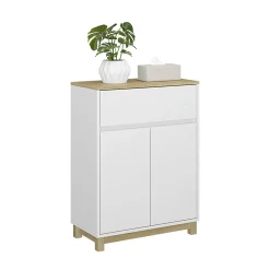 Vicco Armoire Midisch Blanc 60x80cm avec tiroir* Armoire De Salle De Bains