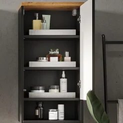 Vicco Armoire murale de salle de bain Anthracite 40x77.5cm