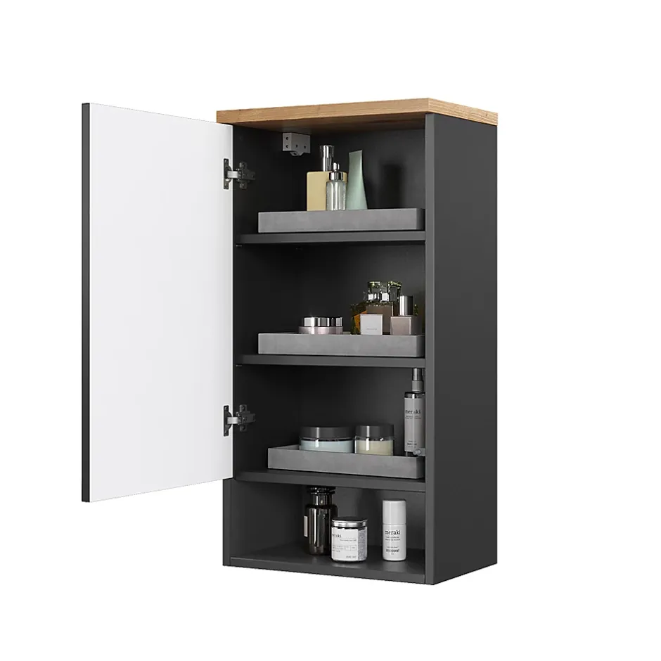 Vicco Armoire murale de salle de bain Anthracite 40x77.5cm