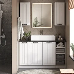 Vicco Armoire murale de salle de bain Vert Or Campagne 50x72cm* Armoire De Salle De Bains