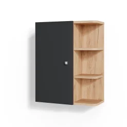Vicco Armoire murale de salle de bain Anthracite 47.2x59.2cm* Armoire De Salle De Bains