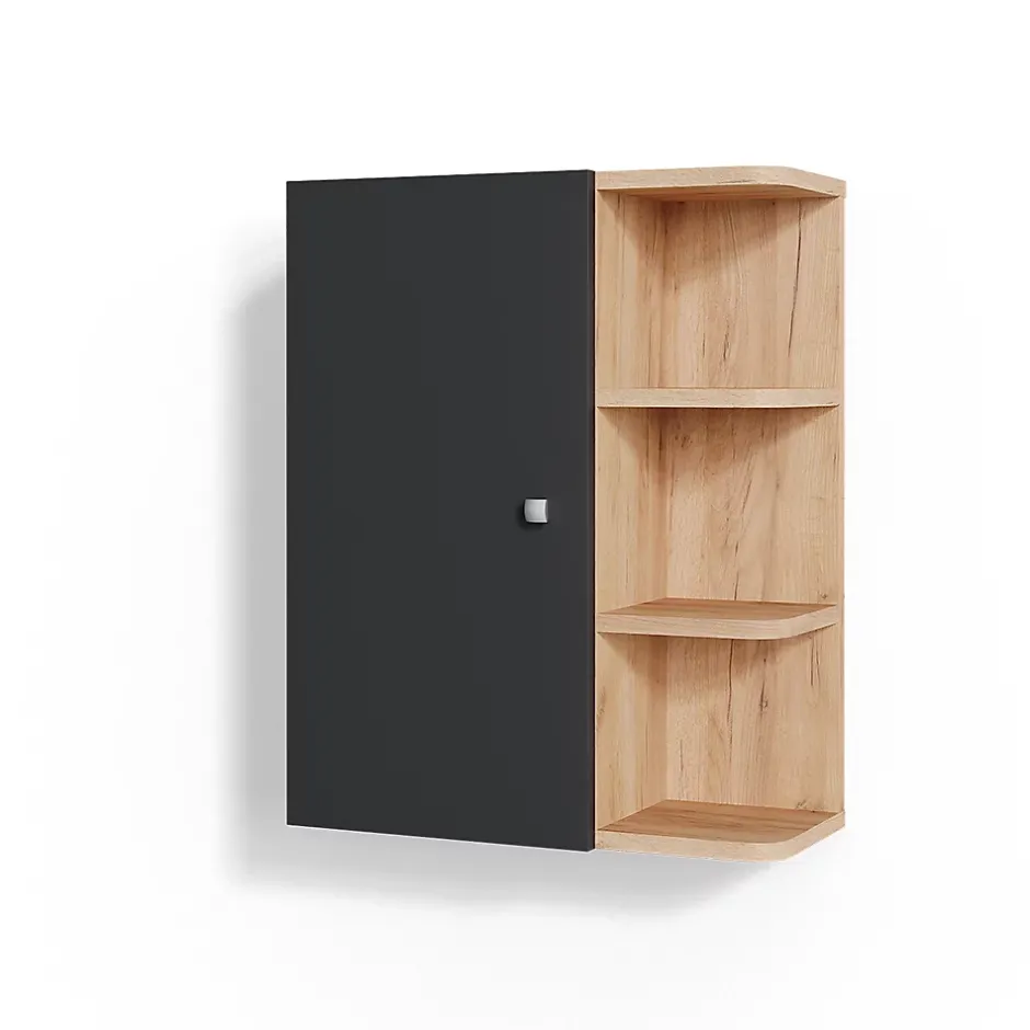 Vicco Armoire murale de salle de bain Anthracite 47.2x59.2cm* Armoire De Salle De Bains