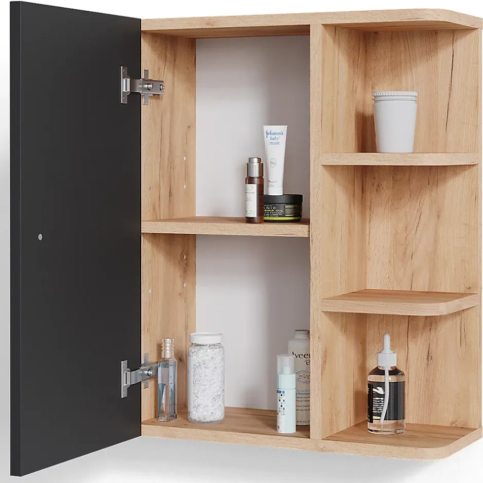 Vicco Armoire murale de salle de bain Anthracite 47.2x59.2cm* Armoire De Salle De Bains