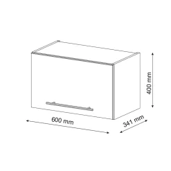 Vicco Armoire murale de salle de bain Anthracite-or 60x40cm Plat* Armoire De Salle De Bains