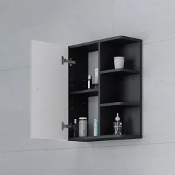 Vicco Armoire murale de salle de bain Blanc Haute brillance 47.2x59.2cm
