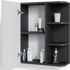 Vicco Armoire murale de salle de bain Blanc Haute brillance 47.2x59.2cm