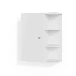 Vicco Armoire murale de salle de bain Blanc 47.2x59.2cm