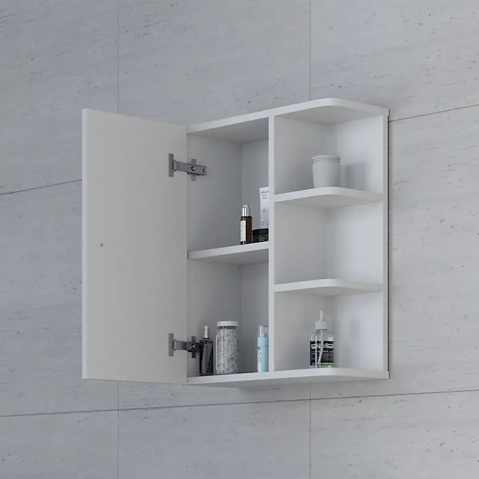 Vicco Armoire murale de salle de bain Blanc 47.2x59.2cm