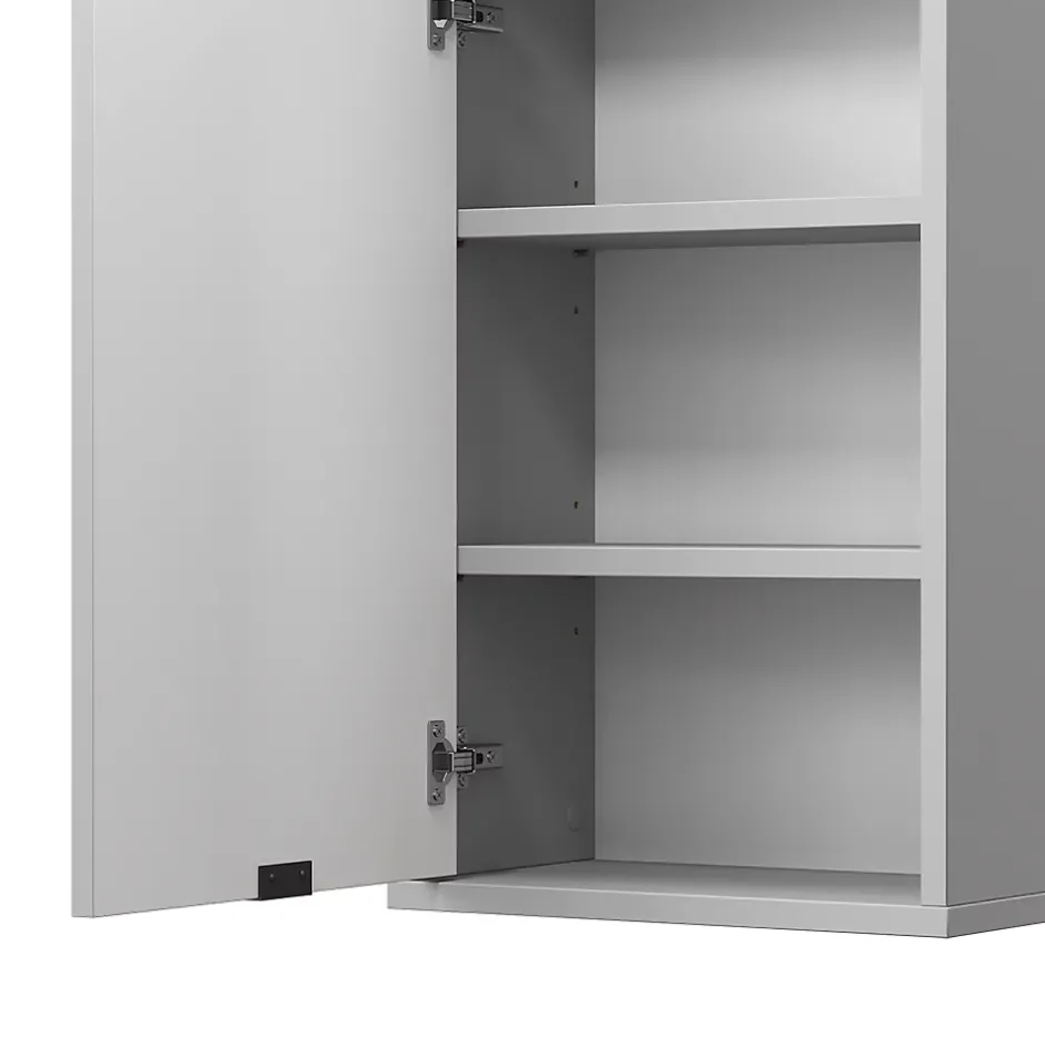 Vicco Armoire murale Gris 40x65cm avec 2 étagères