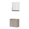 Vicco Combinaison de meubles de salle de bain Grège 2 pièces* Ensemble Meuble De Salle De Bains
