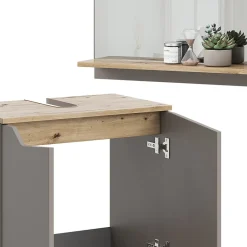 Vicco Combinaison de meubles de salle de bain Grège 2 pièces* Ensemble Meuble De Salle De Bains