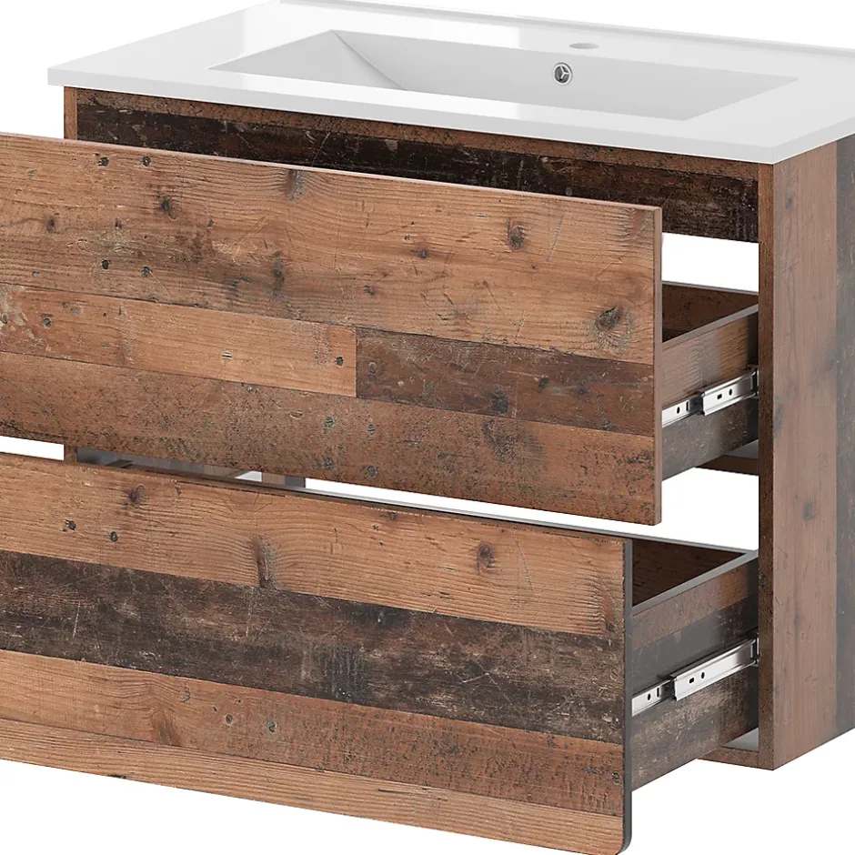 Vicco Ensemble de meubles de salle de bains Oldstyle 2 pièces