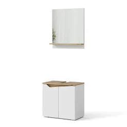 Vicco Ensemble de meubles de salle de bain Blanc 2 parties* Ensemble Meuble De Salle De Bains