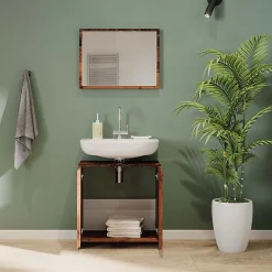 Vicco Ensemble de meubles de salle de bain Chêne rustique 2 pièces* Ensemble Meuble De Salle De Bains