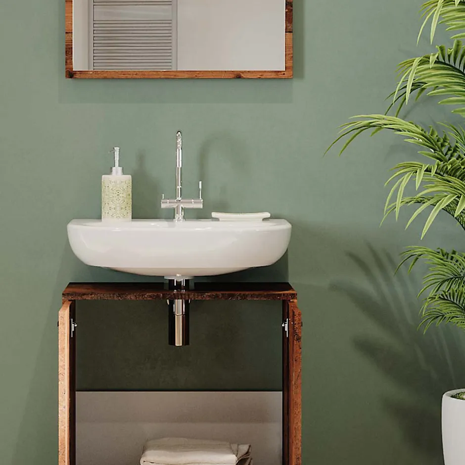 Vicco Ensemble de meubles de salle de bain Chêne rustique 2 pièces* Ensemble Meuble De Salle De Bains
