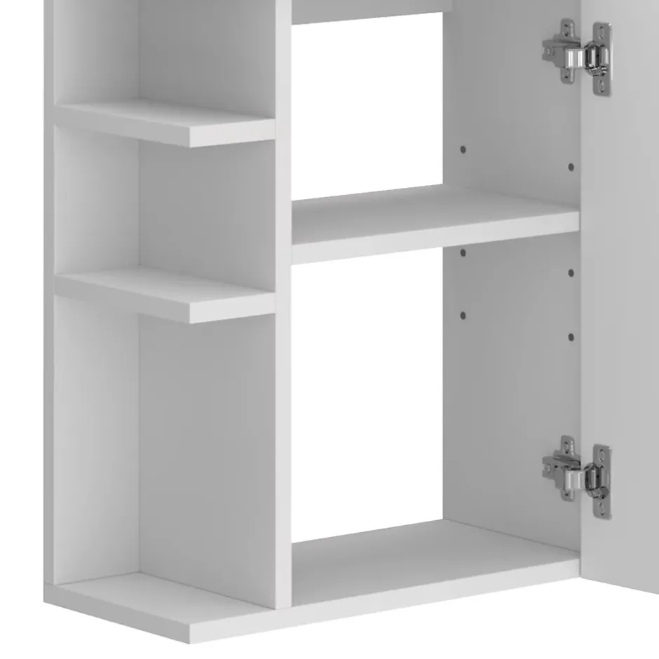 Vicco Ensemble de meubles de salle de bain Blanc 2 parties, avec lavabo* Lave-Mains