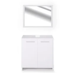 Vicco Ensemble de meubles de salle de bain Blanc 2 parties* Ensemble Meuble De Salle De Bains