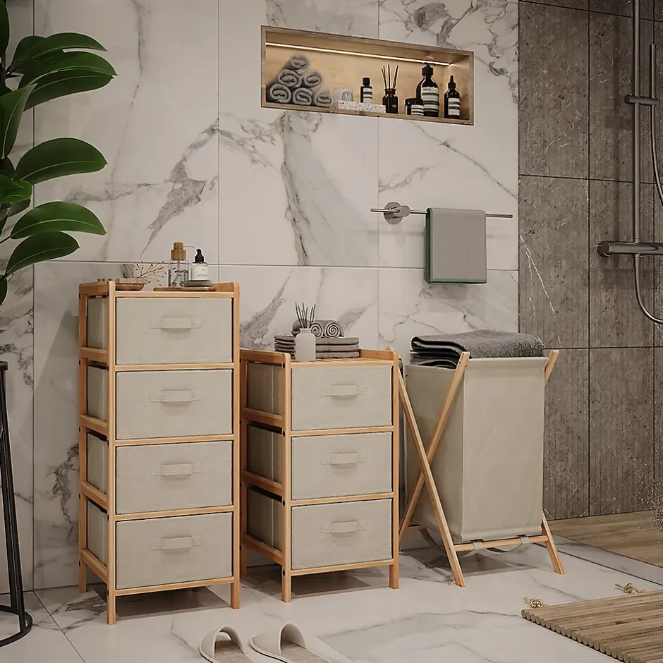 Vicco Ensemble de meubles de salle de bains Beige 3 pièces* Ensemble Meuble De Salle De Bains