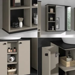 Vicco Ensemble de meubles de salle de bains Grège 2 pièces* Ensemble Meuble De Salle De Bains