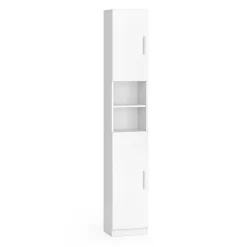 Vicco Meuble de rangement de salle de bain Blanc 32x190cm* Colonne De Salle De Bains