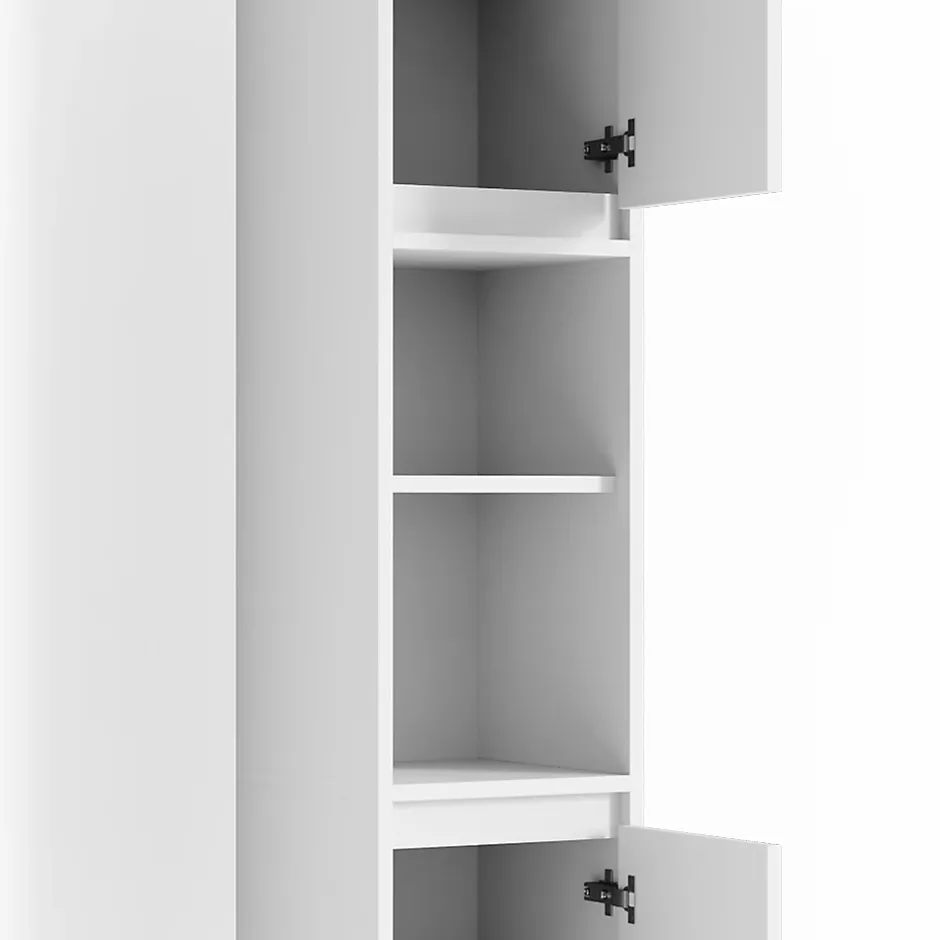 Vicco Meuble de rangement de salle de bain Blanc 30x190cm