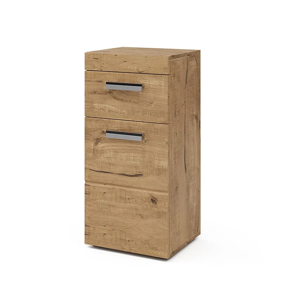 Vicco Meuble de rangement de salle de bain Chêne Wotan 37x79cm