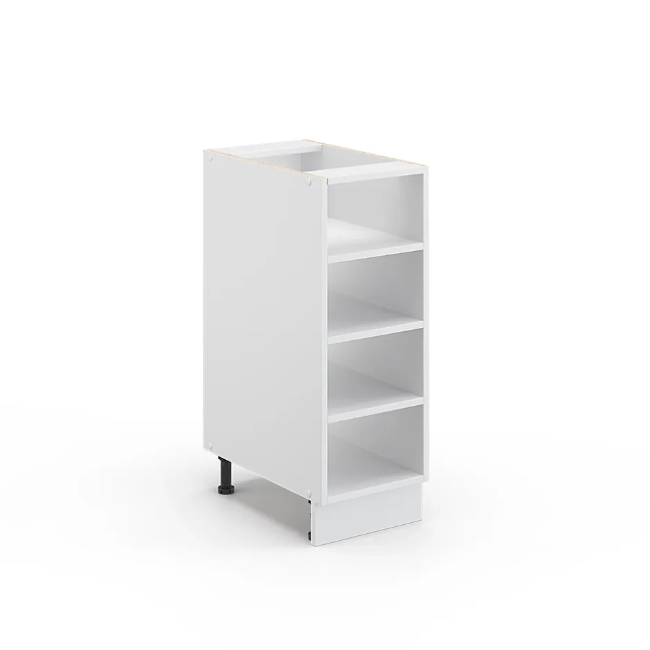 Vicco Meuble de rangement de salle de bain Blanc 30x82cm sans PT